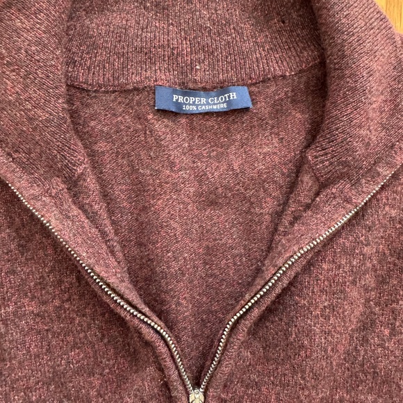 Proper Cloth 1/4 zip sweater - Picture 4 of 4